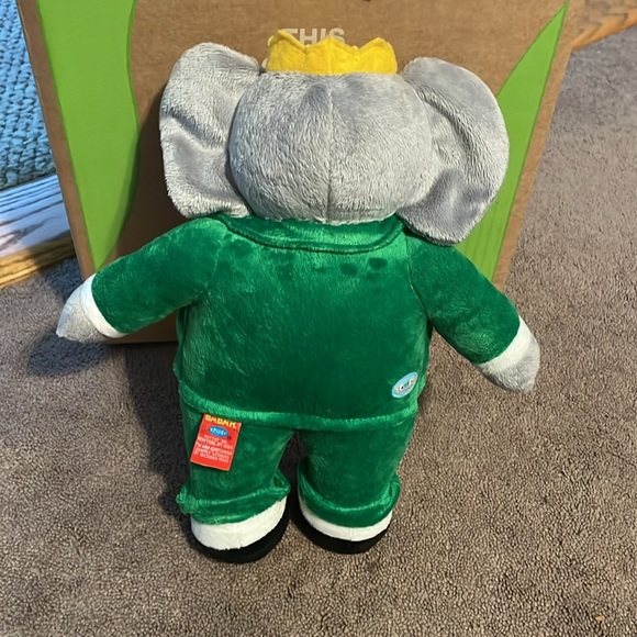 Babar plush by Yottoy Inc. 12in tall. - Picture 3 of 7